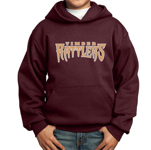 L&W Baseball - Minor Timber Rattlers Hooded Sweatshirt