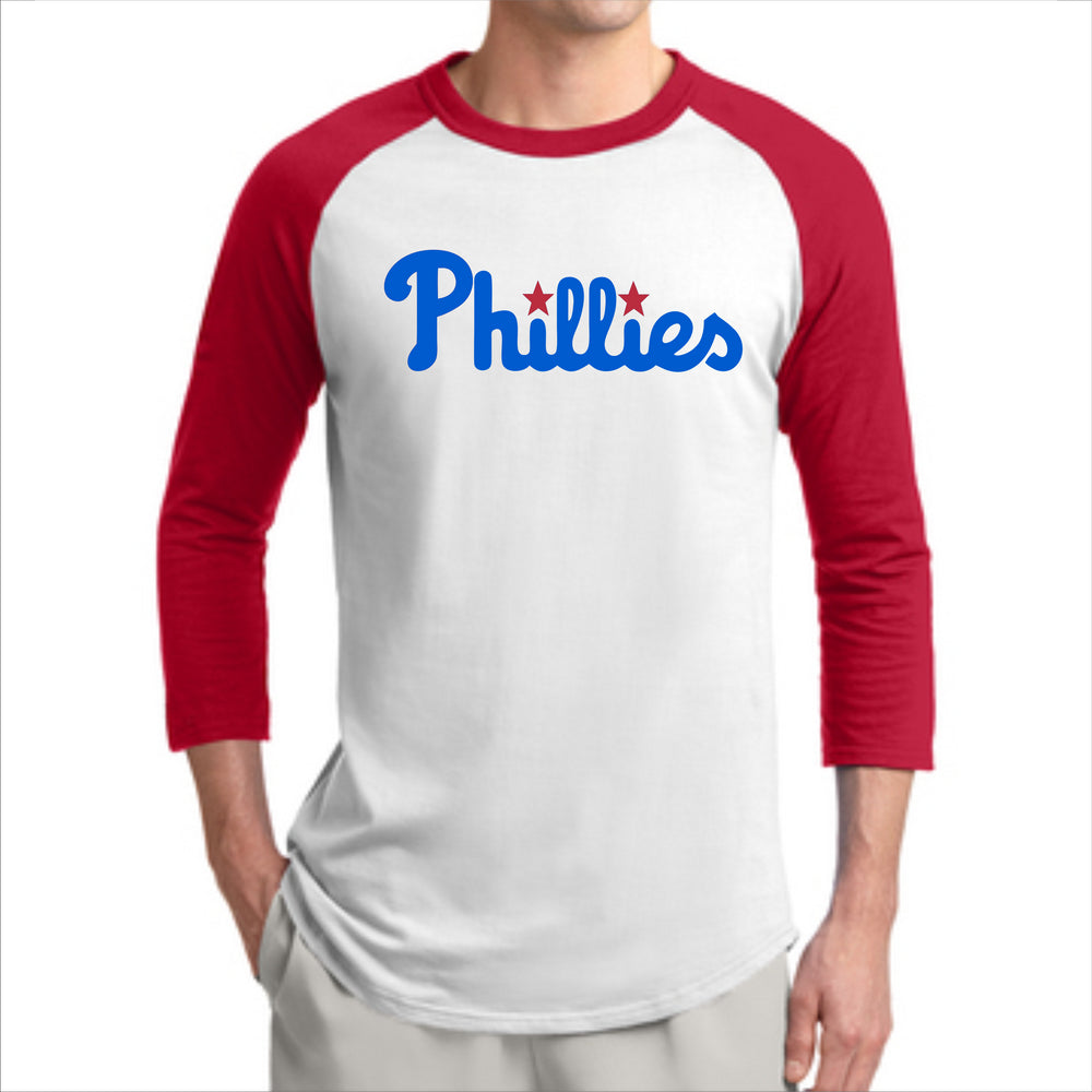 L&W Baseball - T-Ball Phillies 3/4 Sleeve