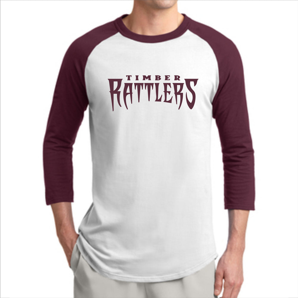L&W Baseball - Minor Timber Rattlers 3/4 Sleeve