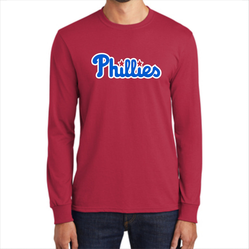 L&W Baseball - T-Ball Phillies Long Sleeve